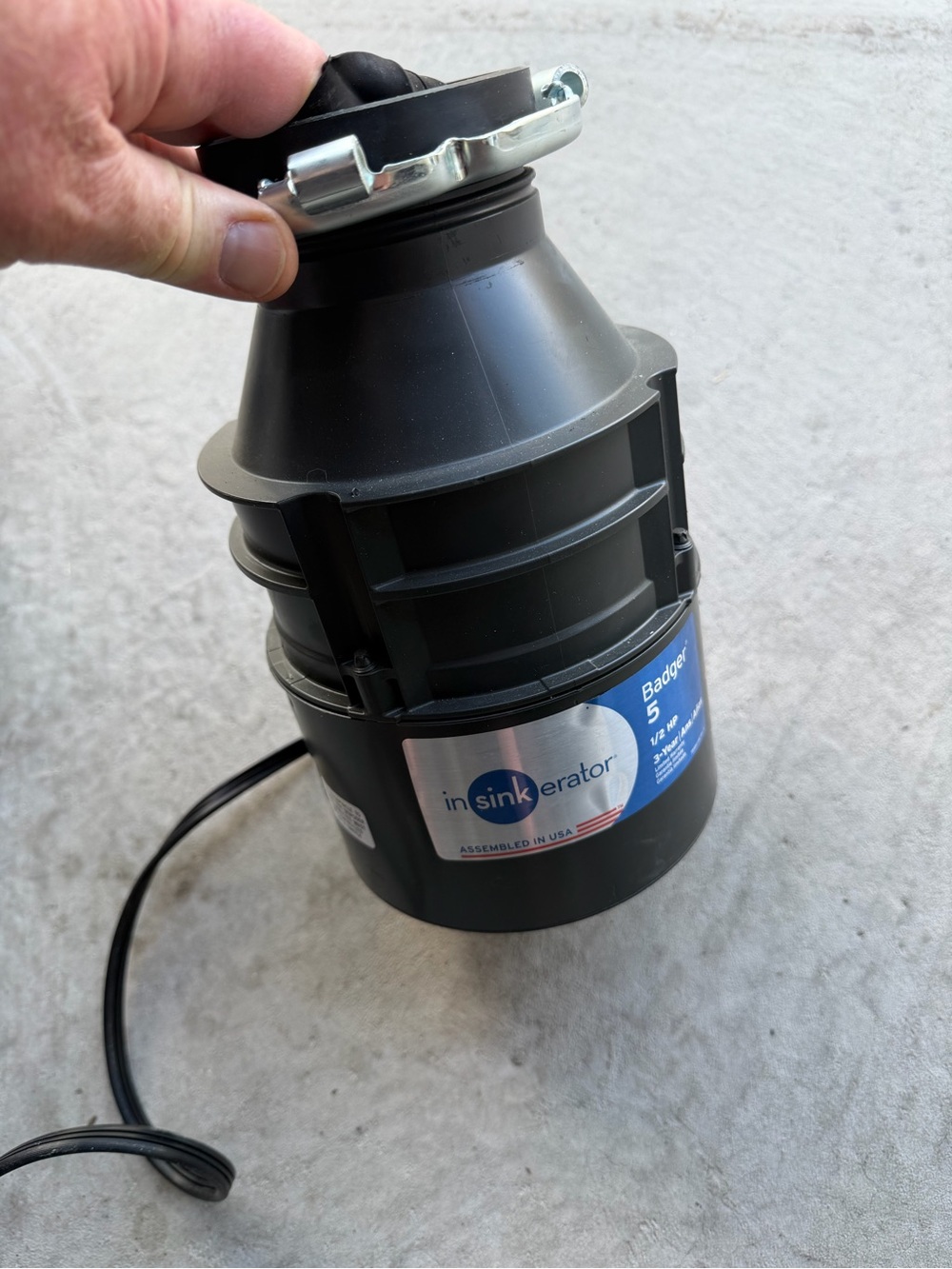 InSinkErator Badger 5 Garbage Disposal - Black